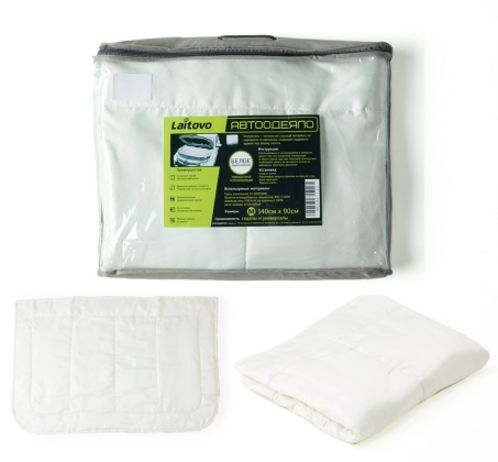 Утеплитель двигателя Laitovo White, двойной слой утеплителя, размер М, 140х90 см, БЕЛЫЙ