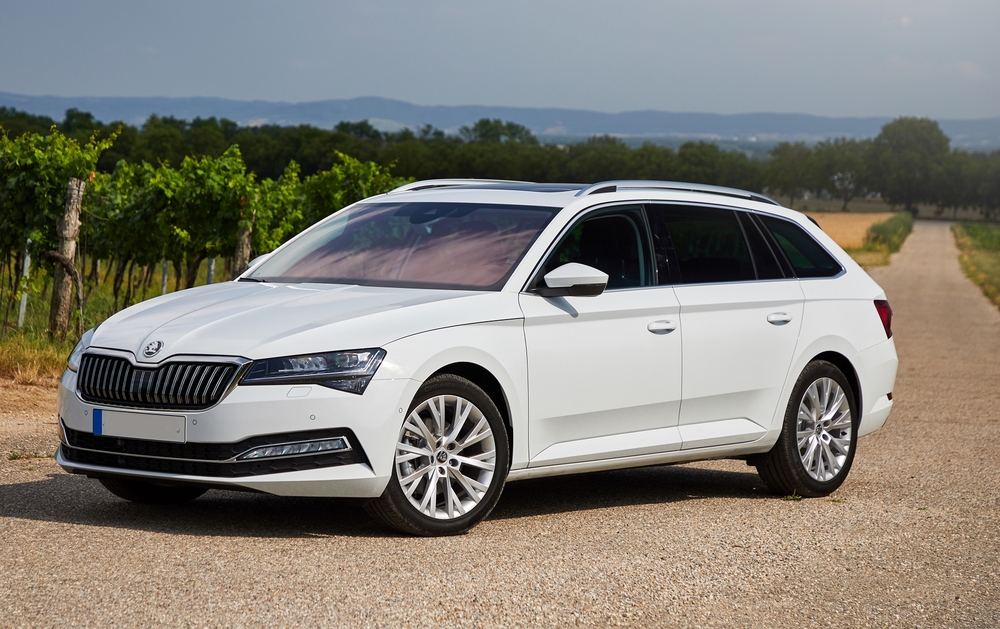 Автошторки для Skoda Superb 3G Универсал 5D  (2019 - н.в.) Рестайлинг