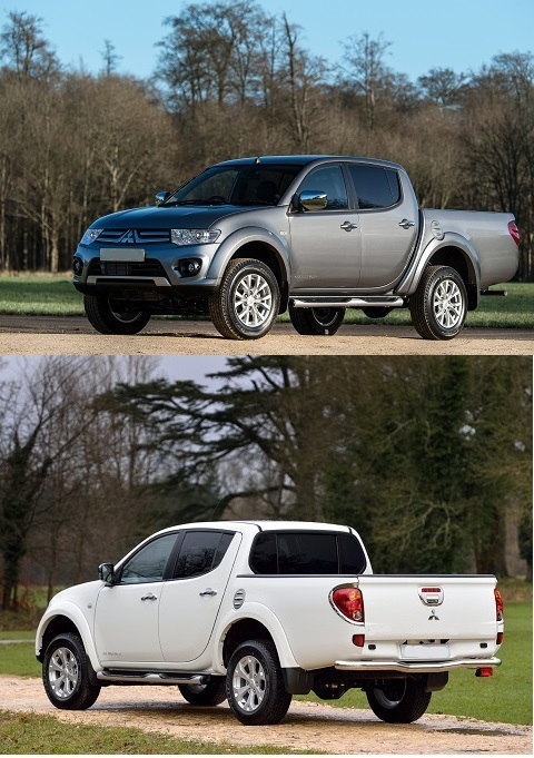 Автошторки для Mitsubishi Triton 4G Пикап 4D  (2006 - 2015) С форточкой в заднем стекле