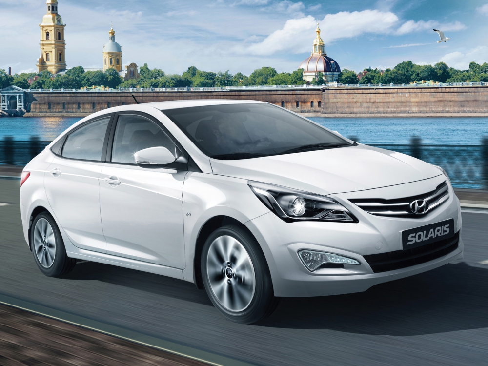 Автошторки для Hyundai Solaris 1G Седан 4D  (2014 - 2018) RB Рестайлинг