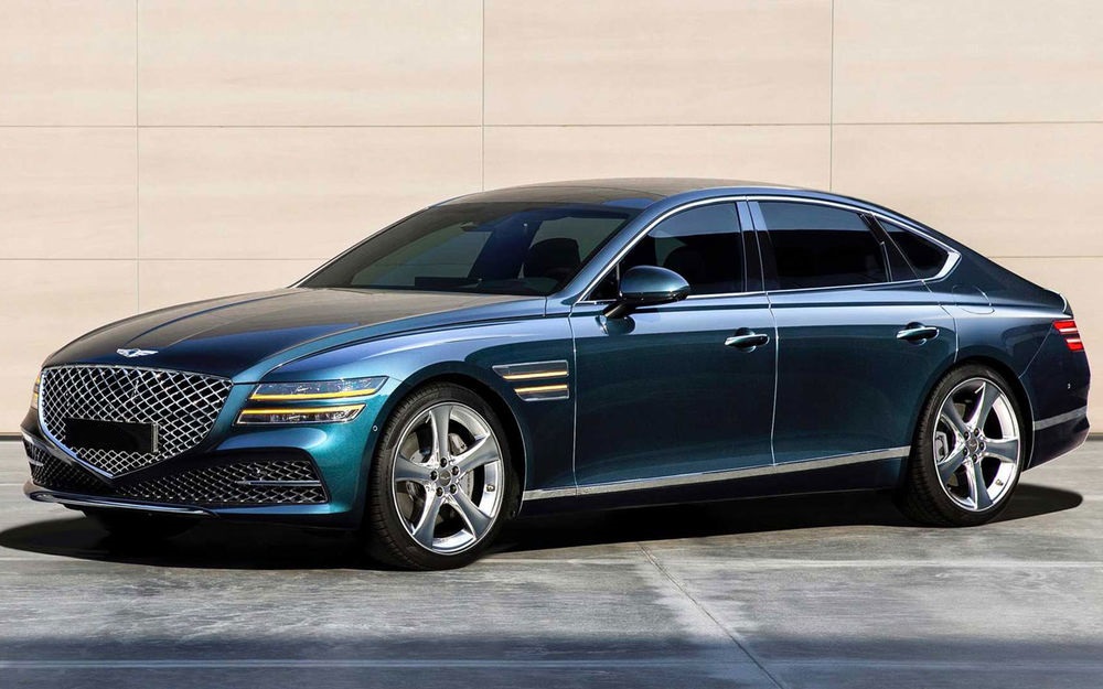 Автошторки для Genesis G80 2G Седан 4D  (2020 - н.в.) Со штатными шторками