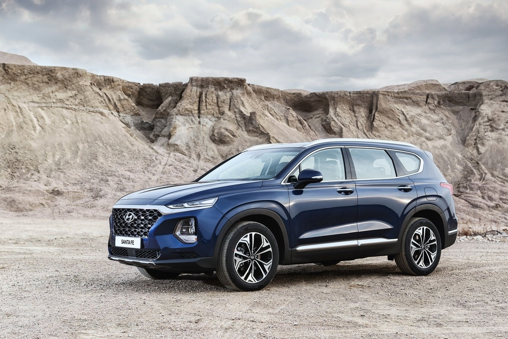 Автошторки для Hyundai Santa Fe 4G Кроссовер 5D  (2018 - 2020) Без штатных шторок