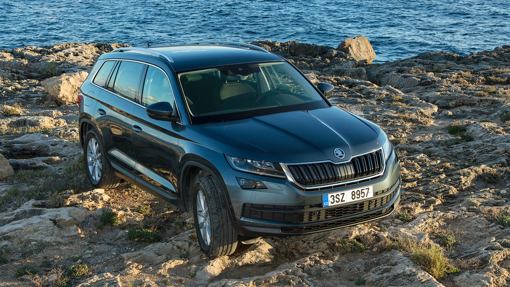 Автошторки для Skoda Kodiaq 1G Кроссовер 5D  (2016 - 2022) со штатными шторками