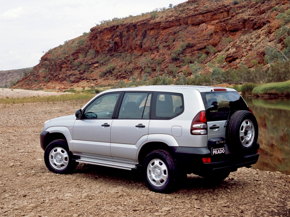 Автошторки для Toyota Land Cruiser Prado Внедорожник 5D  (2003 - 2009) 120 без дворника