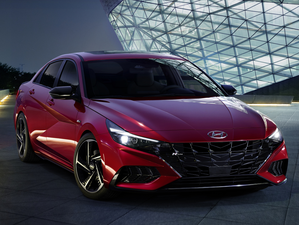 Автошторки для Hyundai Elantra 7G Седан 4D  (2020 - н.в.) CN7