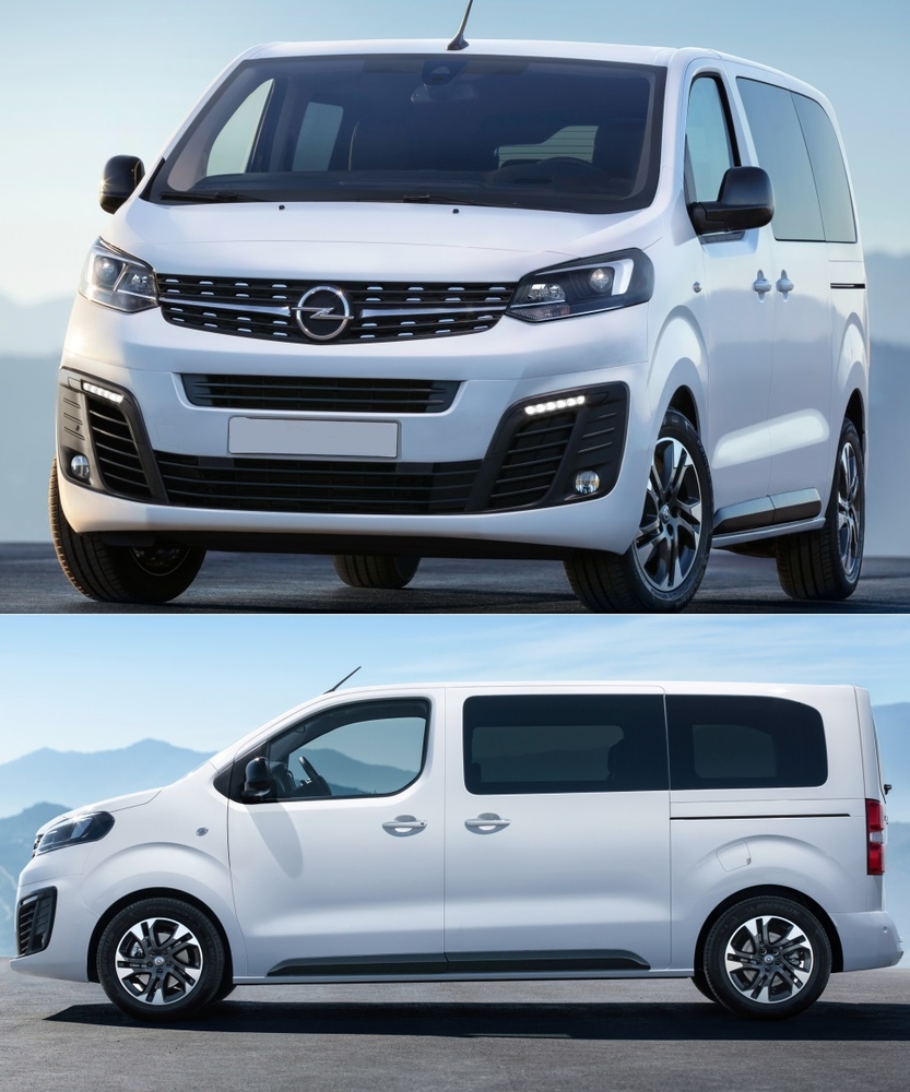 Автошторки для Opel Zafira Life 1G Минивэн 5D  (2019 - н.в.) Medium