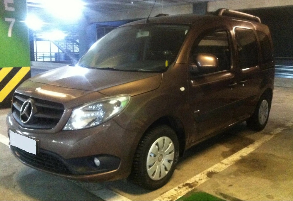 Автошторки для Mercedes-Benz Citan 1G Минивэн 5D  (2012 - н.в.) W415 Lang / открывающиеся наружу окна задних дверей