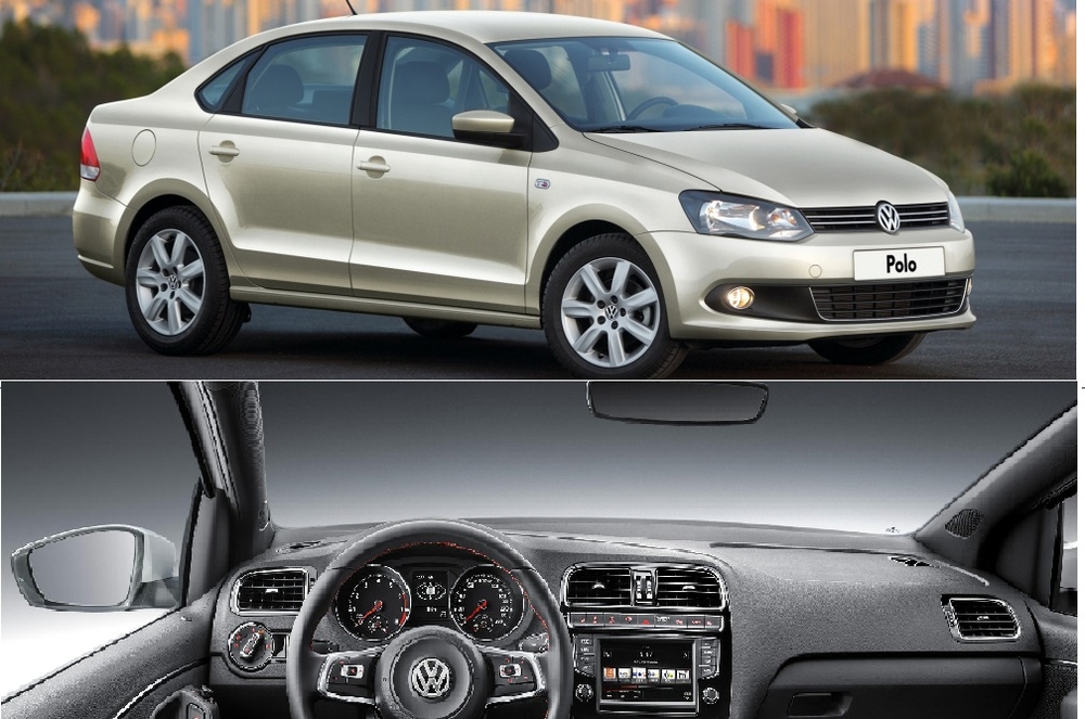 Автошторки для Volkswagen Polo 5G Седан 4D  (2009 - н.в.) без динамика в заглушке у зеркала заднего вида