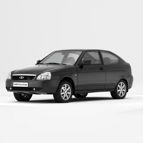 Автошторки для LADA Priora Хетчбэк 3D  (2010 - 2015) Coupe