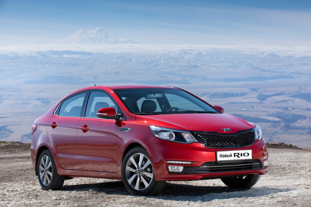Автошторки для Kia Rio 3G Седан 4D  (2015 - 2017) QB Рестайлинг (Россия)