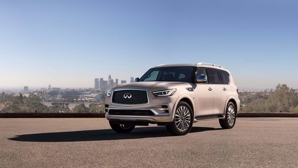 Автошторки для Infiniti QX80 1G Внедорожник 5D  (2017 - н.в.) Рестайлинг 2 Комплектация Luxe Sensory Proactive