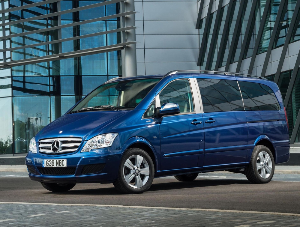 Автошторки для Mercedes-Benz Viano 2G Минивэн 5D  (2010 - 2014) W639 Короткая база Открываются две ЗБ Рестайлинг