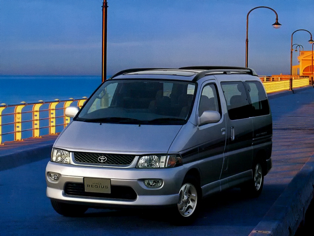Автошторки для Toyota Hiace Regius Микроавтобус 4D  (1997 - 1999)