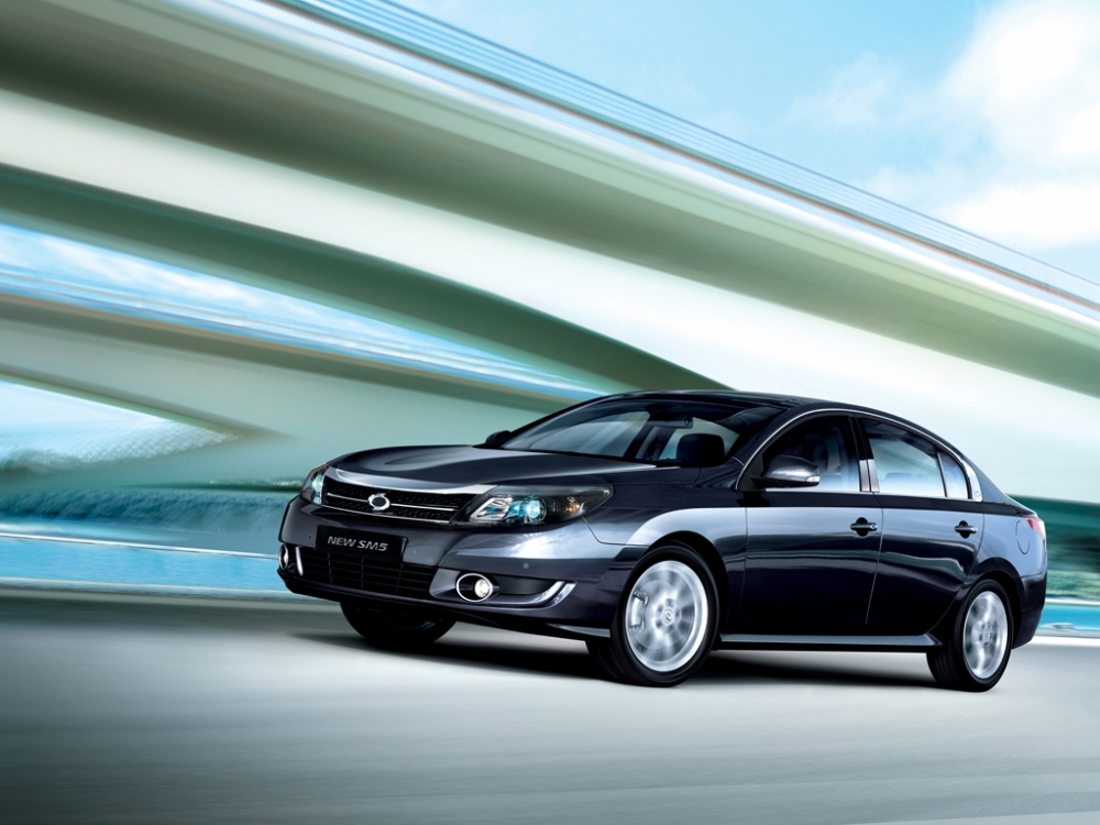 Автошторки для Samsung SM5 Седан 4D  (2010 - 2012) L43