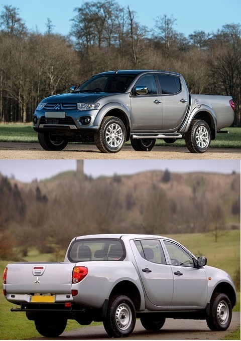 Автошторки для Mitsubishi Triton 4G Пикап 4D  (2006 - 2015) Без форточки в заднем стекле