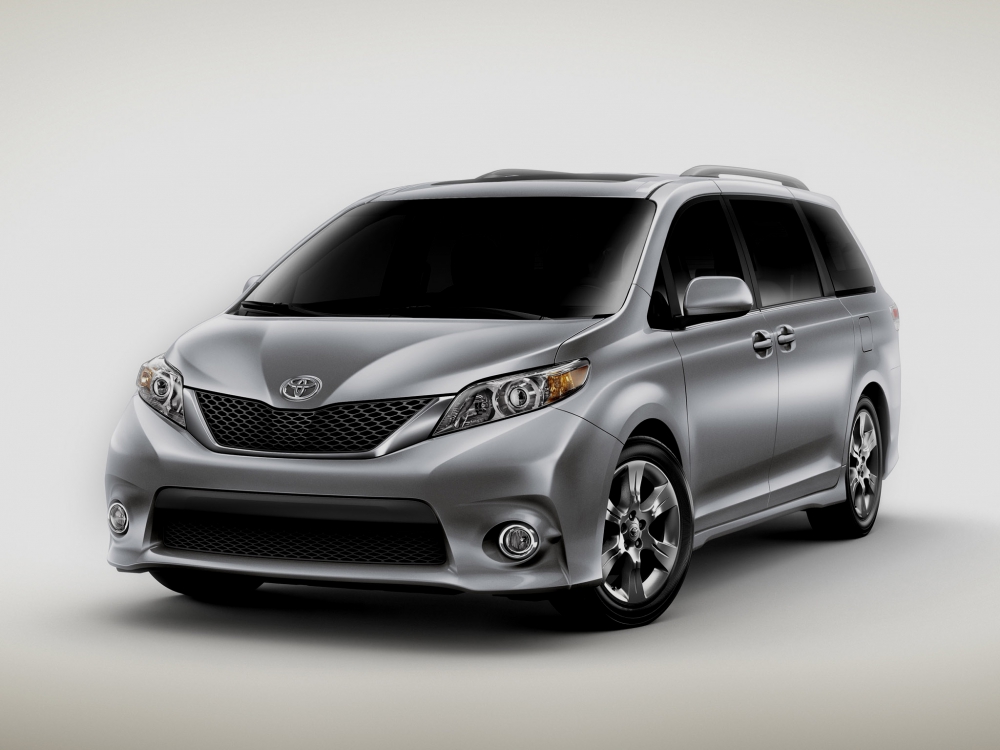 Автошторки для Toyota Sienna 3G Минивэн 5D  (2010 - н.в.)
