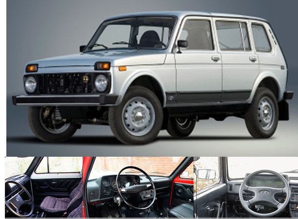 Автошторки для LADA 2131 1G Внедорожник 5D  (1995 - н.в.) Нива - без пластиковой заглушки у зеркала заднего вида