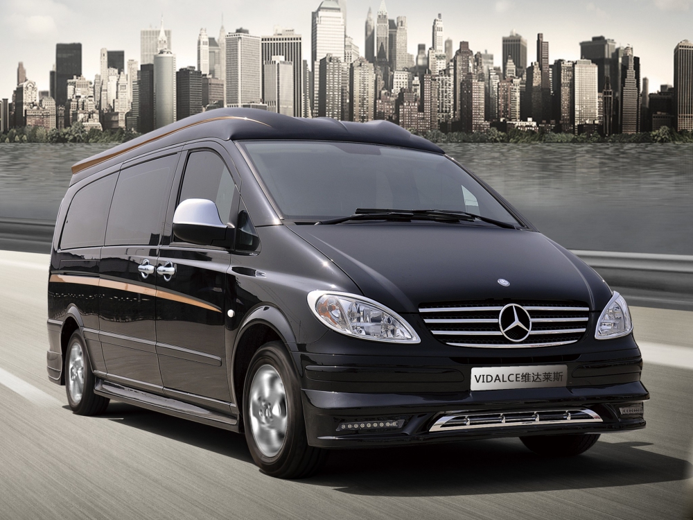 Автошторки для Mercedes-Benz Viano 2G Минивэн 5D  (2007 - 2010) W639 Средняя база открываются обе ЗБ