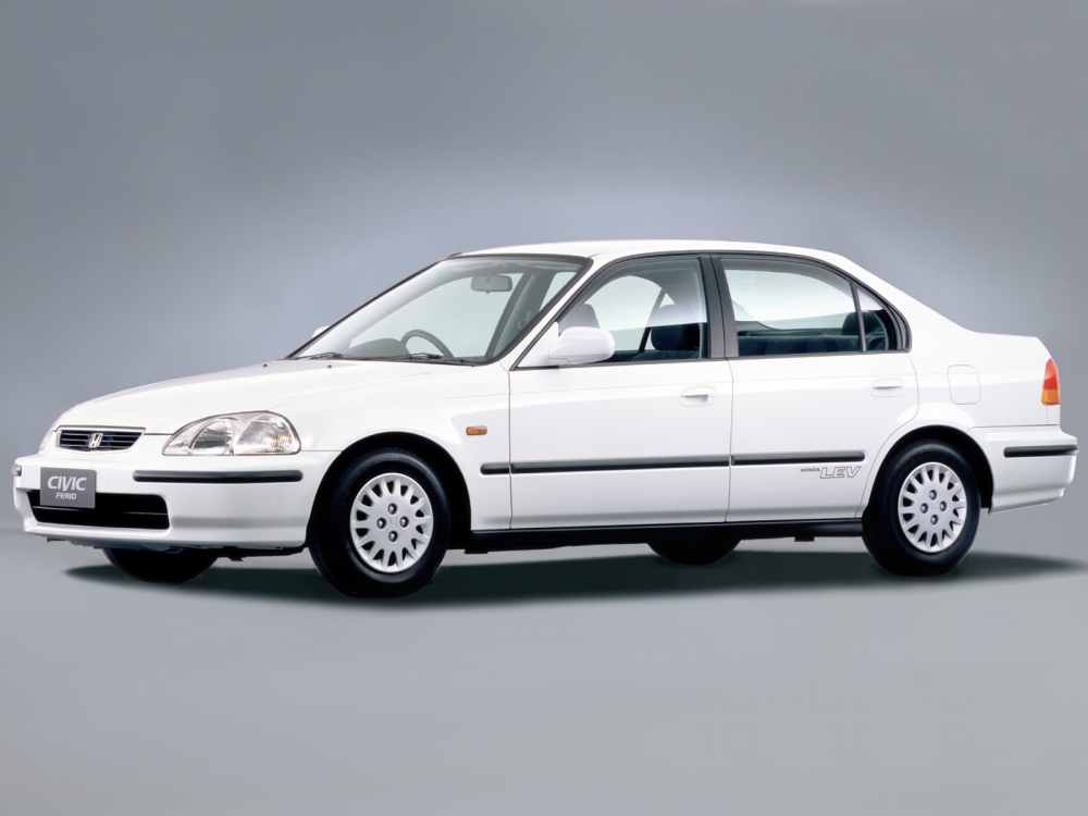 Автошторки для Honda Civic 6G Седан 4D  (1995 - 2000) Ferio EK