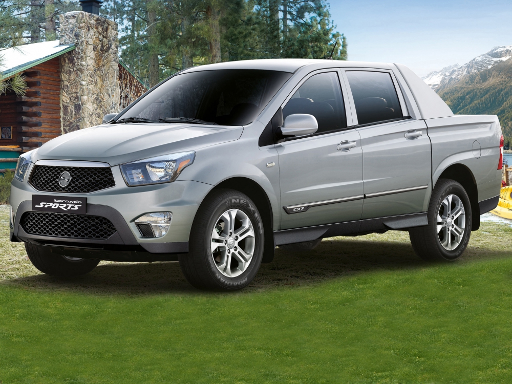 Автошторки для Ssang Yong Korando Пикап 5D  (2011 - н.в.) Sports