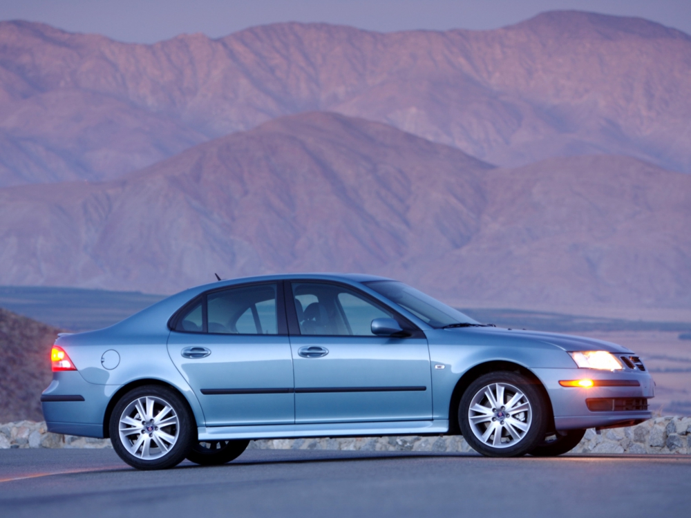 Автошторки для Saab 9-3 (Е) 2G Седан 4D  (2002 - 2007)