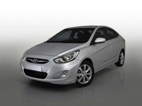 Автошторки для Hyundai Solaris Седан 4D  (2010 - 2014)